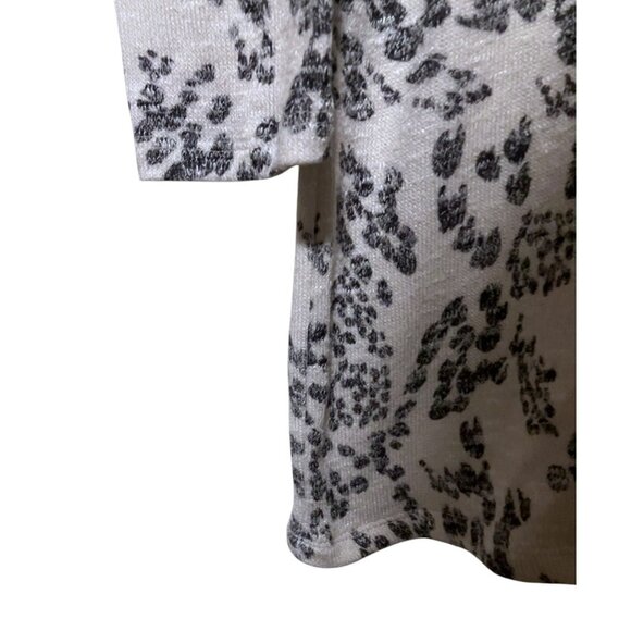 Z Supply Turtleneck Top L Oversized Tunic Dot Animal Print Playful Minimalist - Picture 4 of 8